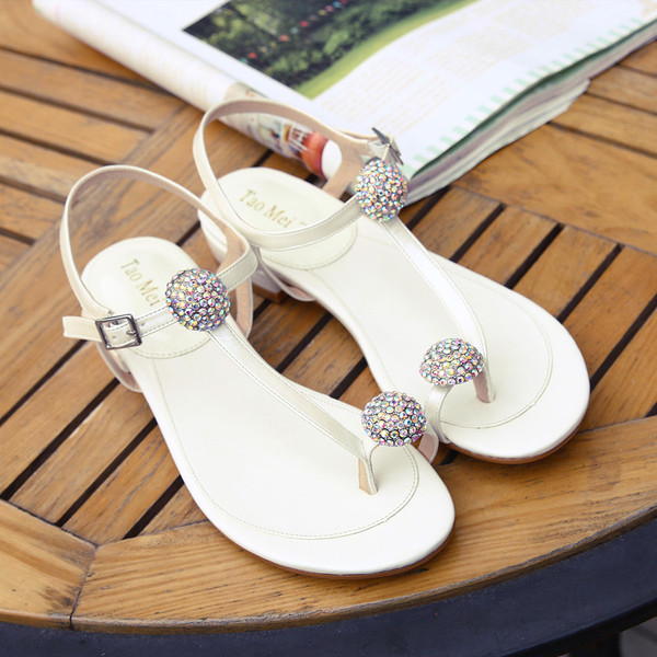 Sandale de dama elegante cu pietre decorative