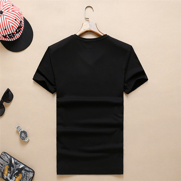 Tricou bărbătesc cu mâneci scurte cu imprimeu și inscripție