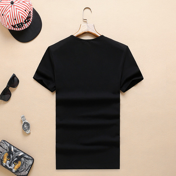 Nyári férfi póló két színben színes nyomattal és felirattal