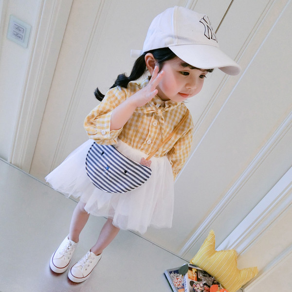 Gyermek kockás ruha lányoknak