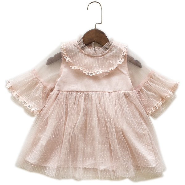 Gyermek pecsétruha fehér és rózsaszín színben