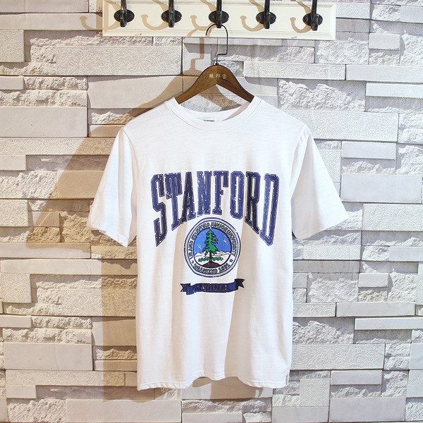 Nyári férfi póló nyomattal és felirattal, három színben