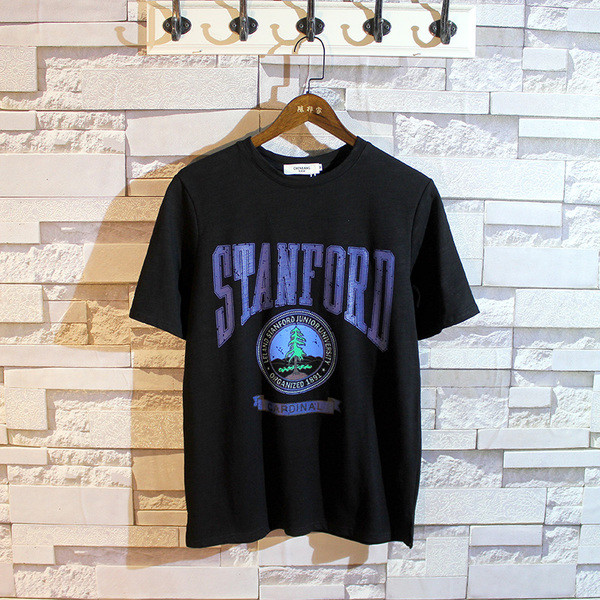 Nyári férfi póló nyomattal és felirattal, három színben