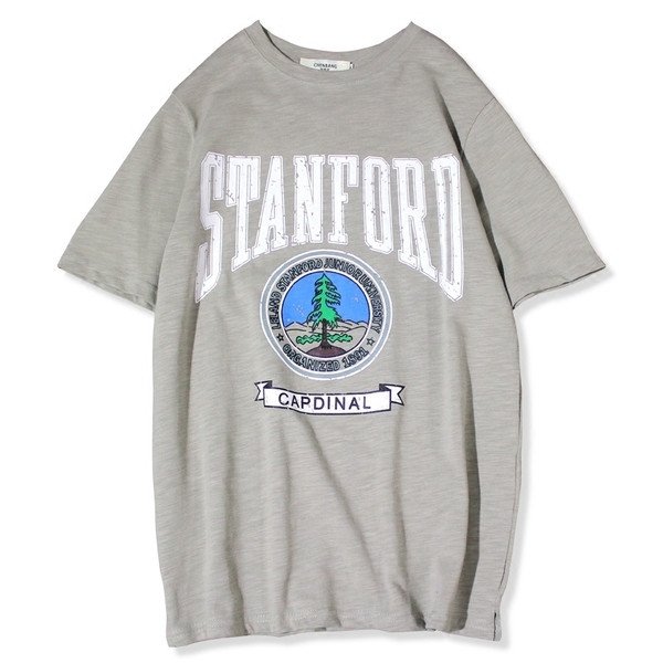 Nyári férfi póló nyomattal és felirattal, három színben