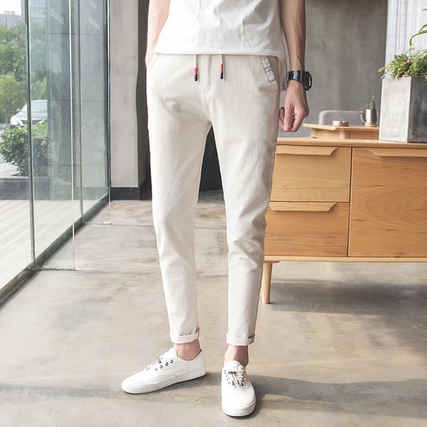 Sport - alkalmi férfi nadrág nyakkendővel több színben