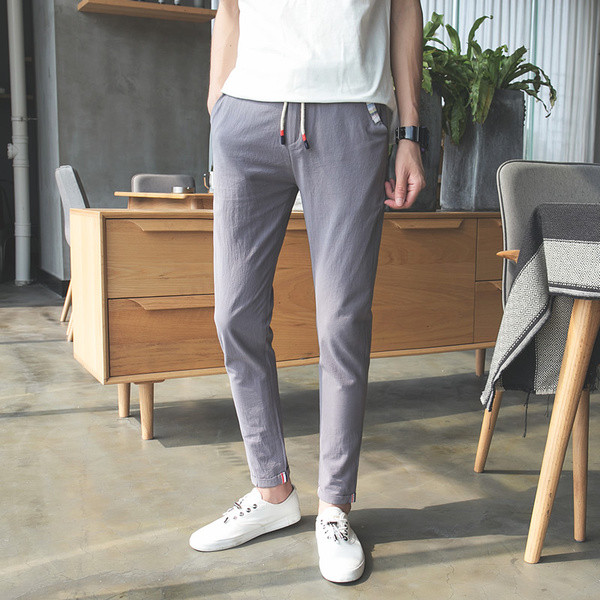 Sport - alkalmi férfi nadrág nyakkendővel több színben