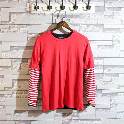 Férfi blúz hosszú ujjal és rövid ujjú utánzattal, több színben