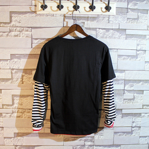 Férfi blúz hosszú ujjal és rövid ujjú utánzattal, több színben