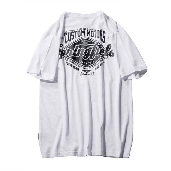 Alkalmi férfi blúz rövid ujjal, fehér és fekete mintával