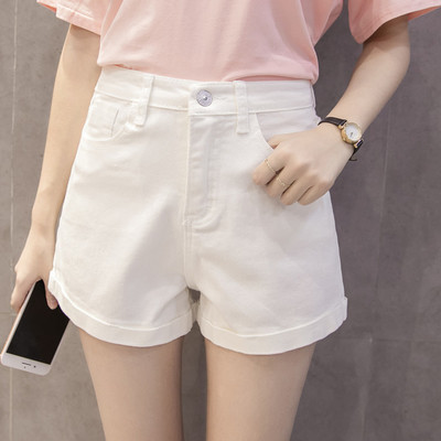 Lezser farmer rövidnadrág magas derékkal, különböző színekben