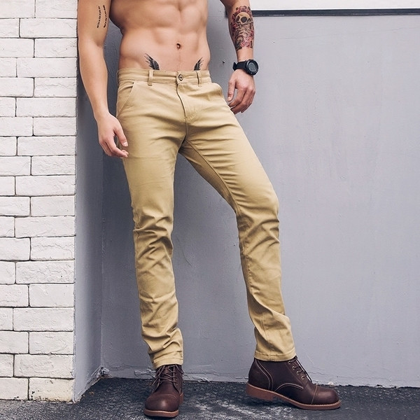 Κομψά αντρικά παντελόνια σε τρία χρώματα