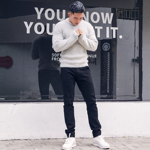 Κομψά αντρικά παντελόνια σε τρία χρώματα