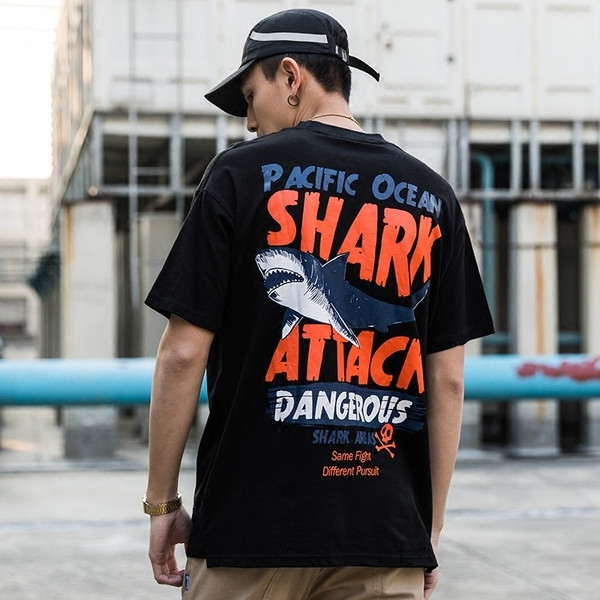 Alkalmi férfi blúz rövid ujjal, fehér, szürke és fekete mintával