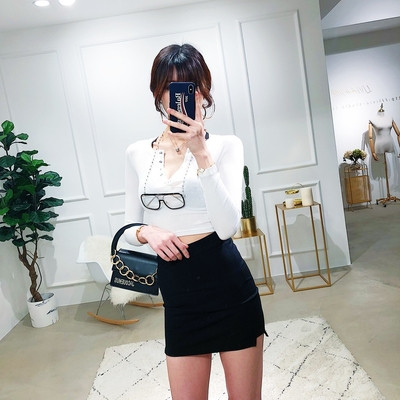 Γυναικεία casual μπλούζα με ρυθμιζόμενο V-neckline σε διάφορα χρώματα