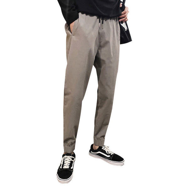 Ανδρικά αθλητικά παντελόνια σε δύο χρώματα με τσέπες και κορδόνια