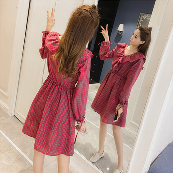 Γυναικείο casual φόρεμα με V-neckline