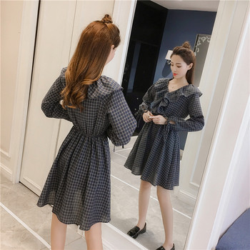 Γυναικείο casual φόρεμα με V-neckline
