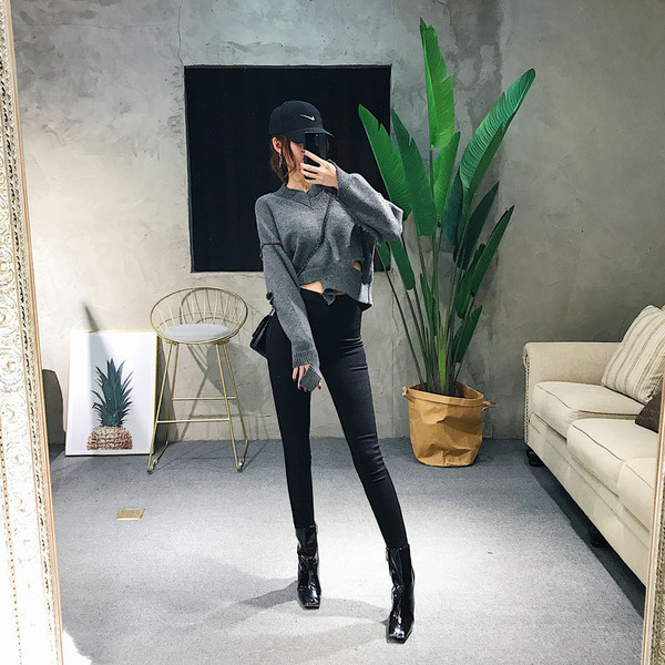 Egyszerű női sport- és alkalmi nadrág több színben