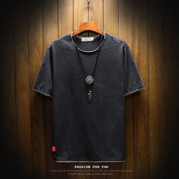 Rövid ujjú, sima férfi póló több színben