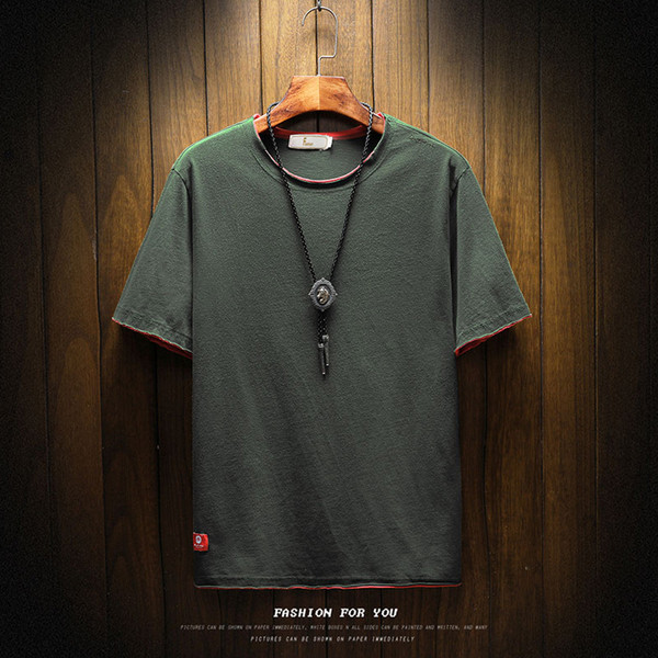 Rövid ujjú, sima férfi póló több színben