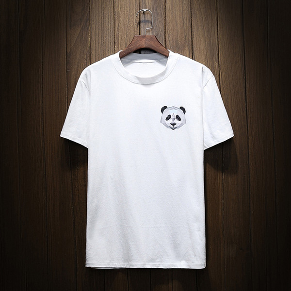 Ανδρικό μπλουζάκι σε μαύρο και άσπρο με εφαρμογή