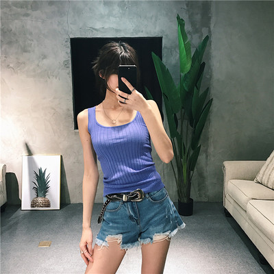 Μοντέρνα γυναικεία short jeans με υψηλή μέση και περιθώρια σε τέσσερα χρώματα