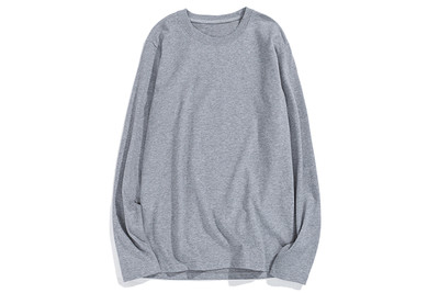 Ανδρικό μπλουζάκι με μακρύ μανίκι σε τρία χρώματα με κολάρο σε σχήμα O