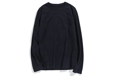 Ανδρικό μπλουζάκι με μακρύ μανίκι σε τρία χρώματα με κολάρο σε σχήμα O