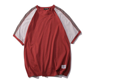 Ανδρικά κοντομάνικα μπλουζάκια σε τρία χρώματα και με χρωματιστές λωρίδες