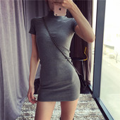 Γυναικείο αθλητικό φόρεμα μικρού μήκους σε τρία χρώματα