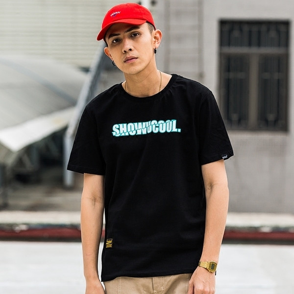 Alkalmi férfi blúz rövid ujjal, érdekes mintával fehér és fekete színben