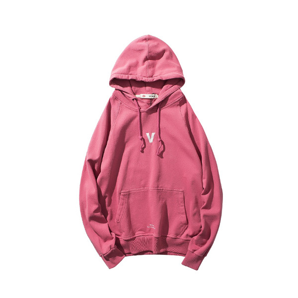 Férfi pulóver különböző színekben, nagy zsebbel és kapucnival