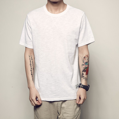 Κομψό ανικό μπλουζάκιμε  κοντό μανίκι και O-κολάρο σε διάφορα χρώματα