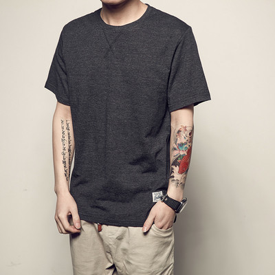 Κομψό ανικό μπλουζάκιμε  κοντό μανίκι και O-κολάρο σε διάφορα χρώματα