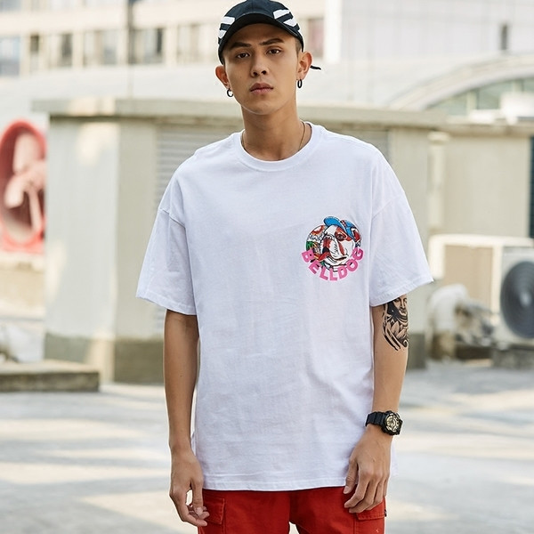 Alkalmi férfi blúz érdekes mintával, fehér, szürke és fekete színben