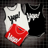 Αντρικά μπλουζάκια σε τρία χρώματα με μεγάλη επιγραφή