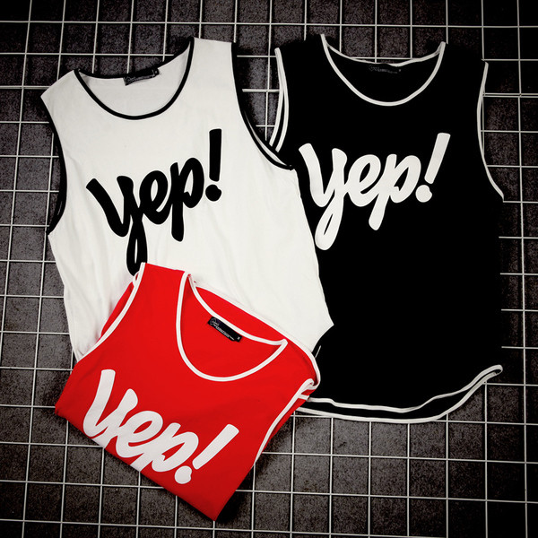 Αντρικά μπλουζάκια σε τρία χρώματα με μεγάλη επιγραφή