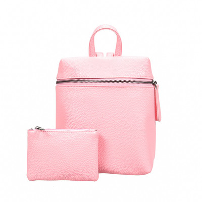 Μίνι γυναικέιο σακίδιο σε μαύρο, μπεζ γκρι με οικολογικό δέρμα