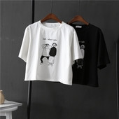 Καθημερινή γυναικεία μπλούζα με εφαρμογή και επιγραφή