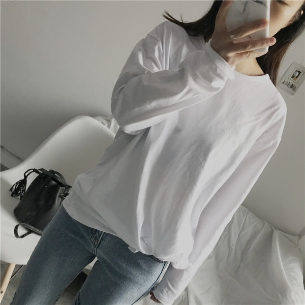 Γυναικεία μπλούζα σε λευκό και μαύρο, ευρύ σχέδιο