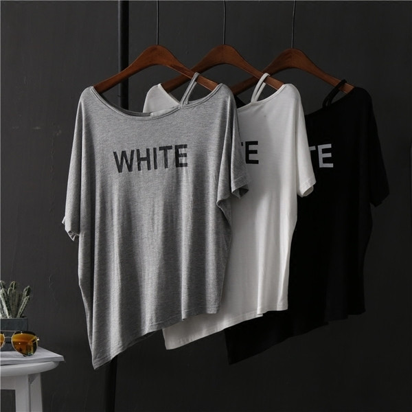 Καθημερινή γυναικεία μπλούζα  με πτώση ώμου και ασύμμετρο μήκος