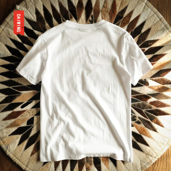 Férfi póló rövid ujjal fekete-fehérben, mintával