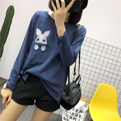 Női nyári blúz több színben zsebbel és hímzéssel