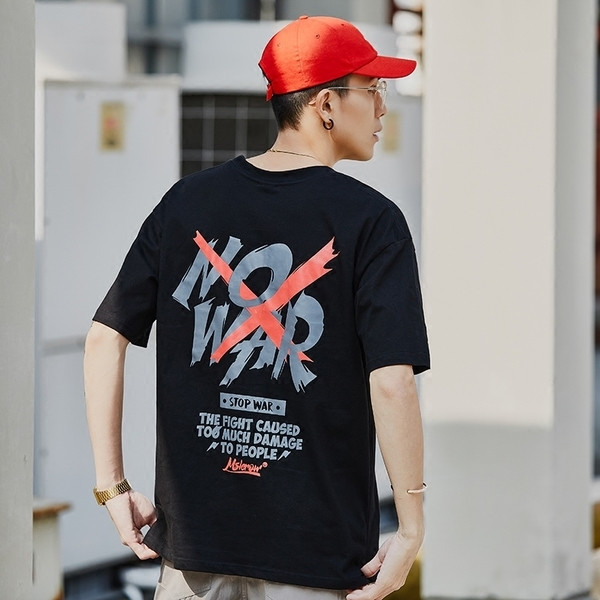 Férfi alkalmi blúz 3/4 ujjal, felirattal - 4 szín