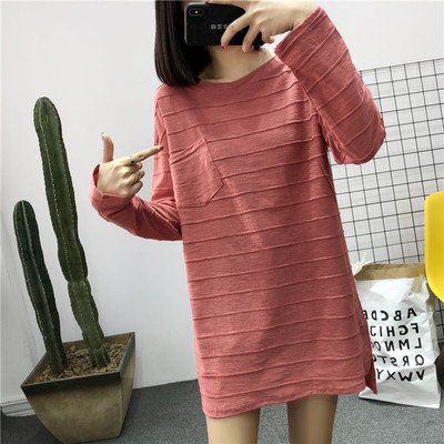 Női széles tunika több színben és díszes zsebbel