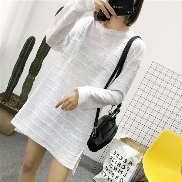 Női széles tunika több színben és díszes zsebbel