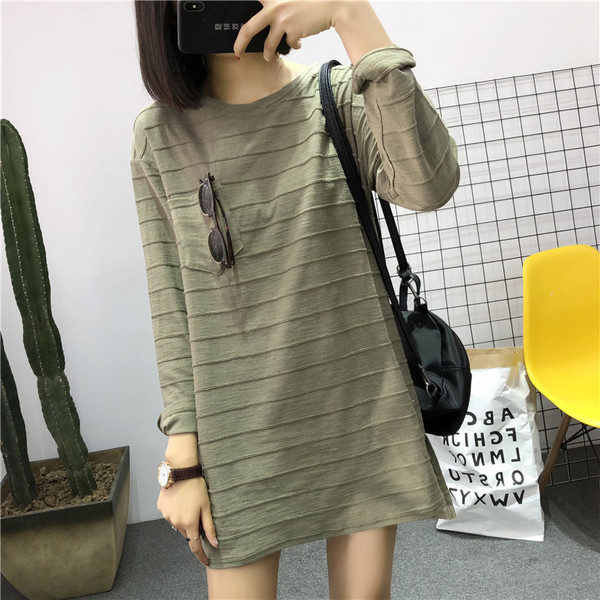 Női széles tunika több színben és díszes zsebbel