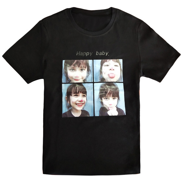 Γυναικείες μπλούζες κοντό μανίκι με εφαρμογές - άσπρο και μαύρο