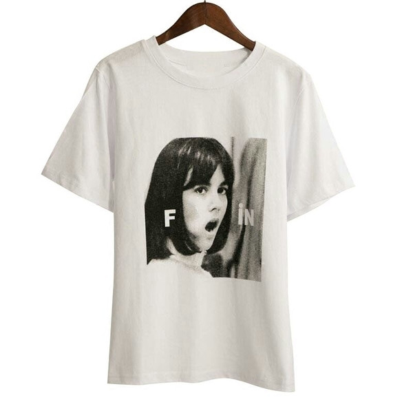 Γυναικείο μπλουζάκι σε λευκό με εκτύπωση