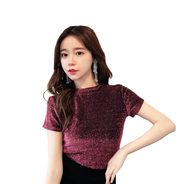 Μοντέρνα γυναικεία μπλούζα  με δαντέλα στην πλάτη σε τρία χρώματα